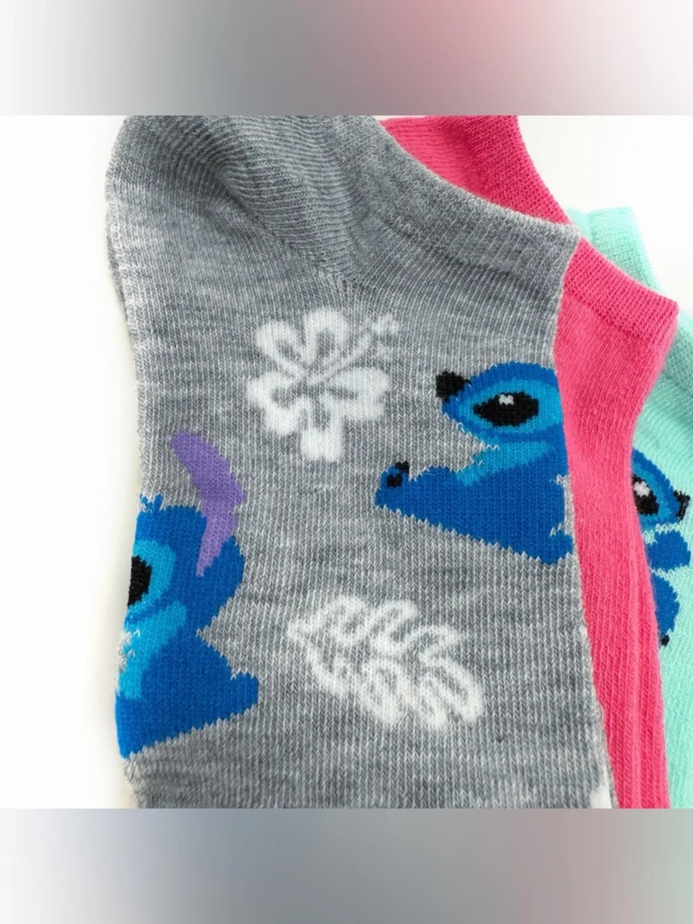 Disney Lilo and Stitch Women’s No Show Socks 5 Pairs